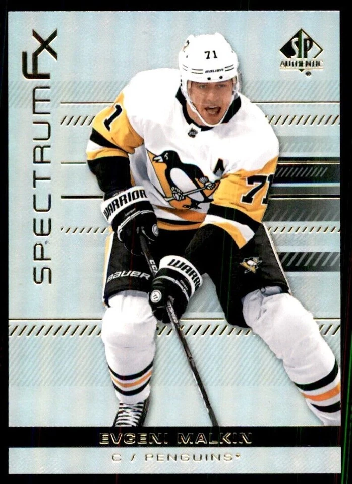 2019-20 SP Authentic Spectrum FX Bounty Unscratched Evgeni Malkin #S-24 Penguins - Image 1 of 1