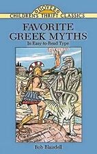 Favorite Greek Myths (Dover Childrens Thrift Classics), Blaisdell, Bob, Used; Go