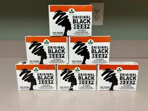 Songhai Original Schwarze Seife | 100% Bio | Rein & Chemiefrei | Ohne Duft - Bild 1 von 5