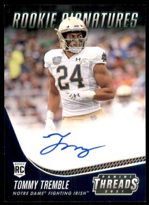 2021 Chronicles Draft Picks Threads Rookie Signatures Green #47 Tommy Tremble