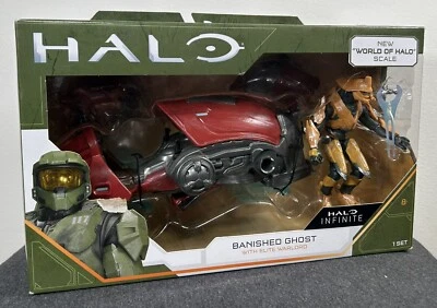 Nuevo Sellado Halo Fantasma Desterrado Con Elite Warrior Figura de Acción Juguete Foto 1 de 2