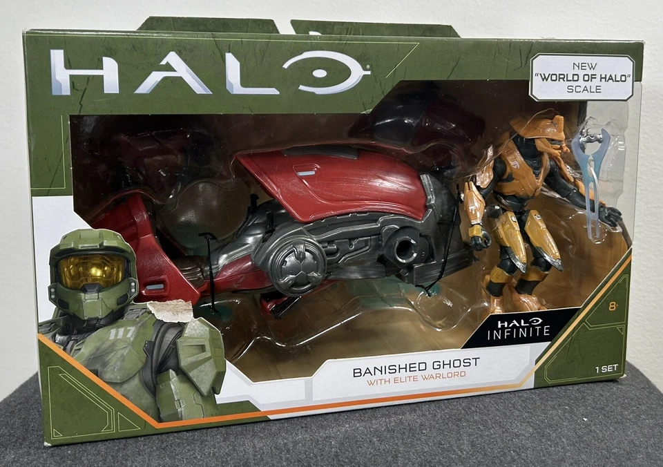 Nuevo Sellado Halo Fantasma Desterrado Con Elite Warrior Figura de Acción Juguete Foto 1 de 2