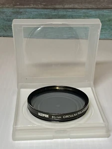 Sunpak 62mm Circular Polarizing Polarizer Filter w/ Case - Picture 1 of 4