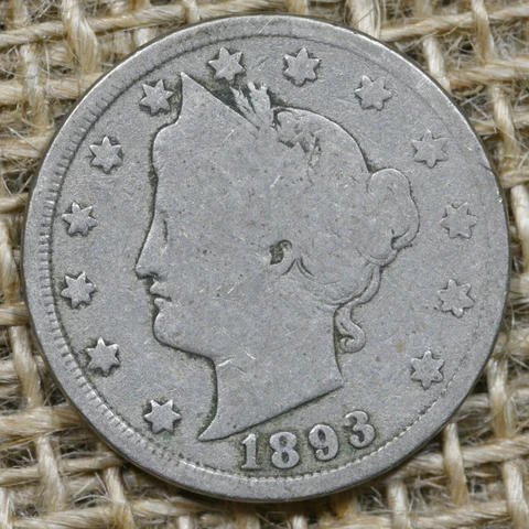 1893 5C Liberty Head Nickel - BARGAIN BOX Cover