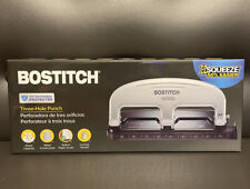 Bostitch EZ Squeeze 3 Hole Three Paper Punch  20-Sheet 2220AM Antimicrobial New