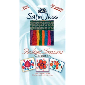 DMC Satin Floss Collection Pack 8.7yd 8/Pkg-Radiant Treasures (3Pk) - Picture 1 of 1