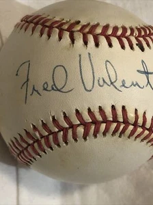 Fred Valentine 1959-1968 Baltimore Orioles Senators handsigniert signed OMLB - Bild 1 von 6