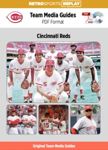 Cincinnati Reds Team Media Guides 1939-2024 Sammlung 39 PDFs USB Drive - Bild 1 von 5