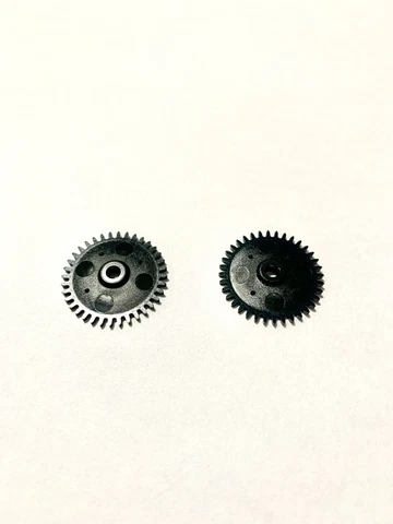 Cuckoo Clock Parts- Movement Regula 34 - 8 days plastic drive wheel ( Set Of 2 ) Cover