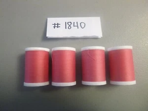 Coats & Clark Dual Duty XP All Purpose Thread 250 yards, 4 hot pink Spools #1840 - Picture 1 of 2