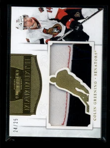 COLIN GREENING 2011/12 PANINI DOMINION JUMBO PATCH RC #/25 (BV=$25) AG6205 - NM - Picture 1 of 1