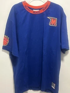 Mitchell & Ness Men's Royal Morgan State Bears Jacquard Ringer T-Shirt 2XL $60 - Picture 1 of 4