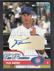 Felix Sanchez 2003 Donruss The Rookies Auto Card #30 Cubs