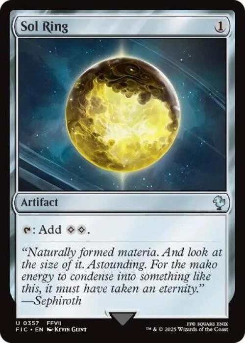 Sol Ring (0357) (Surge Foil) -Foil Near Mint MTG Commander: FINAL FANTASY - Image 1 of 1
