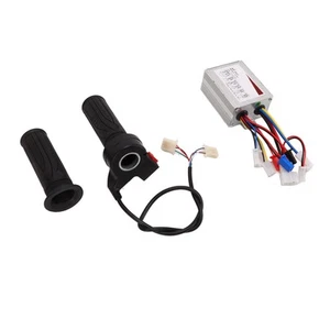 36V 500W Brushed Controller And Long Line 3 Speed Throttle Twist Grip Set AG - Picture 1 of 12