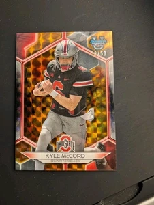 Kyle McCord Gold Geometric /50 2023 Bowmans Best Chrome U University Ohio State - Bild 1 von 2