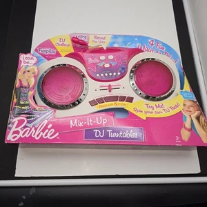 BARBIE Mix-It-Up DJ Turntables MUSICAL Electronic Toy 2011 KIDdesigns Mattel NIB - Picture 1 of 7