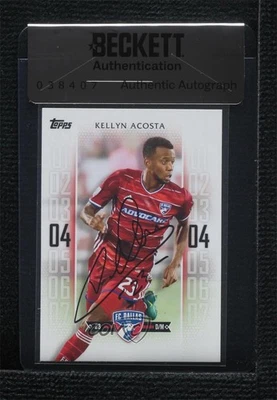 BAS 2017 Topps MLS 24 Under 24 Kellyn Acosta #149 Seal of Authenticity Auto - Image 1 of 2