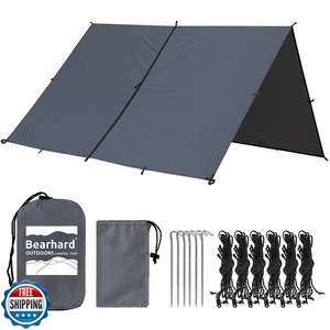 Bearhard 10 x 10 Fuß/10 x 12 Fuß wasserdichte Rainfly Plane für Hängematte oder Zelt, L - Bild 1 von 5