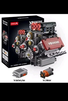 🔥Kit Motore V8 Da Assemblare Motorizzato - Motore E Batteria Inclusa - Immagine 1 di 4