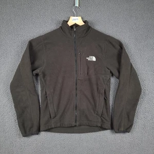 Chaqueta THE NORTH FACE Para Hombre S Pequeña Negra Polar Cremallera Completa Bolsillos Exterior - Imagen 1 de 12