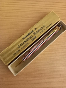 H.M.Queen Elizabeth 11 Souvenir Pencil. 1953 Coronation. Complete in Box - Picture 1 of 5
