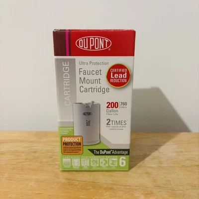 DuPont Ultra Protection Faucet Mount Cartridge 200 Gallon Water Filter WFFMC300 - Image 1 of 4