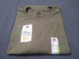 Fruit of the loom platinum crew neck short sleeve t-shirt mens size 2XL - Picture 1 of 11