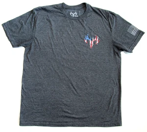Buck Wear Freedom Since 1776 T-Shirt Men's Size XL Gray - Picture 1 of 3