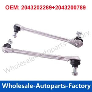 Front Left Right Sway Bar Link Kit Pair For Mercedes Benz W204 C300 C350 08-17 - Picture 1 of 6