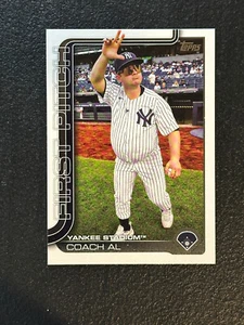 2025 Topps Coach Al #FP-4 New York Yankees FIRST PITCH - Picture 1 of 1