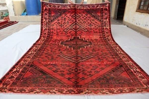 6 x 8 ftAny room décor area rug, Afghan tribal 100 percent wool traditional rug - Picture 1 of 14