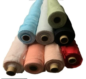 36" Wide Colored Cheesecloth Sold By The Yard 100% Cotton - Premium Grade - Picture 1 of 11