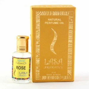 Lasa Aromatics Rose Pure Natural Perfume Oil Long Lasting Unisex Fragrance 10 ML