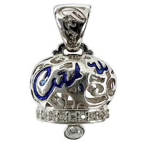 AMOCAPRI CTRD2 Ciondolo in Metallo con campanella Capri Argento/Blu - Imagen 1 de 2