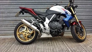 Honda CB1000R 08- Stainless Oval Single Outlet Road Legal Performance Exhaust - Picture 1 of 3