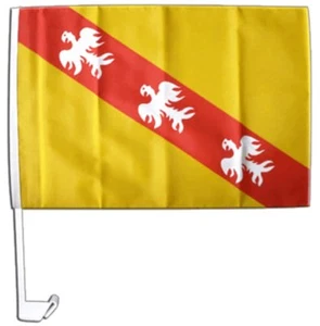 Frankreich Lothringen Autofahne Autoflagge Fahnen Auto Flaggen 30x40cm - Bild 1 von 1