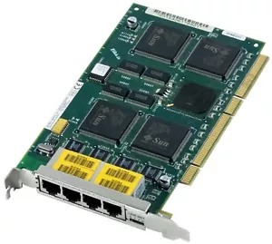 Network Card Sun 501-5406-01 270-5406-02 Quad 10/100 Mbps Pci-X RJ-45 - Picture 1 of 2