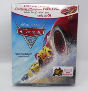 CARS 3 (Blu-ray + DVD + Digital, 2017) Target Exclusive New Sealed - Picture 1 of 4