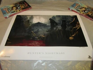 Bloodborne Hunter's Nightmare limitierte Lithographie #280/300 nummeriert 24" x 18" - Bild 1 von 6