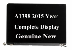 LCD Complete Display Assembly for MacBook Pro Retina 15 A1398 2015 EMC 2909 2910 - Picture 1 of 4