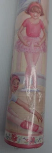 Laura Ashley Home Vinyl Border Ballet Ballerina Multi Rose 10mt sealed Vintage - Picture 1 of 12
