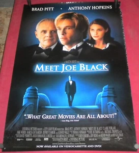 Póster de la película Meet Joe Black 27x40 S/S Brad Pitt Anthony Hopkins Claire Forlani - Imagen 1 de 3