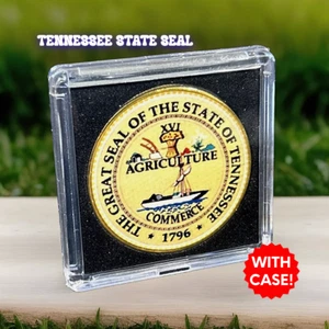 Moneda Desafío Sello Estatal Tennessee Coloreada EE. UU. ¡BONITA! ¡ESTUCHE INCLUIDO! ¡NUEVO! - Imagen 1 de 10