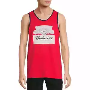 Authentic Budweiser Men's Budweiser Graphic Tank Top Size Medium - Picture 1 of 2