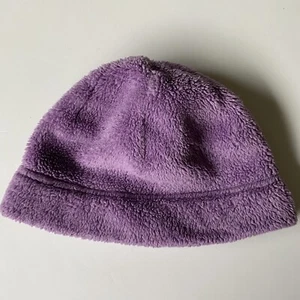 Land's End Purple Fleece Winter Hat Beanie Cap Youth Size Large Girls Lavender - Picture 1 of 9