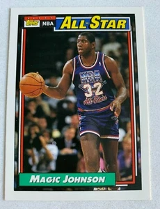 NBA MAGIC JOHNSON Lakers Topps 1992 All Star Basketball Trading CARD #126 - Bild 1 von 2