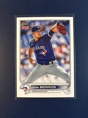 2022 Topps UK Edition #175 Jose Berrios Toronto Blue Jays - Image 1 of 2