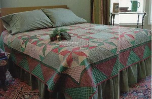 An Old Fashioned Christmas Quilt Pattern Pieced SM - Picture 1 of 2
