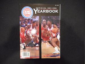 DETROIT PISTONS 1991-1992 OFFICIAL YEARBOOK